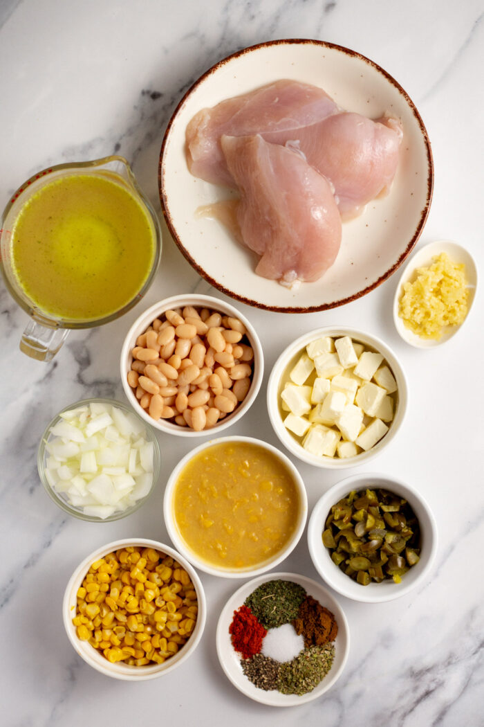 The BEST Instant Pot White Chicken Chili (GlutenFree) Healthy Hearty