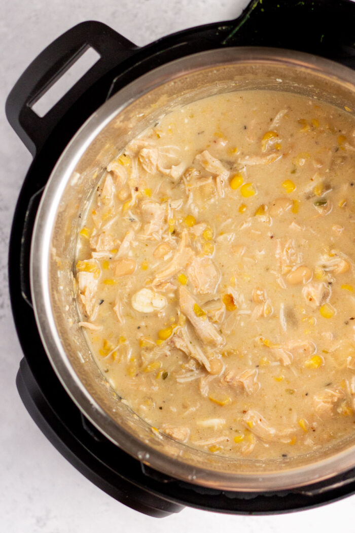 The BEST Instant Pot White Chicken Chili (Gluten-Free) - Healthy Hearty ...