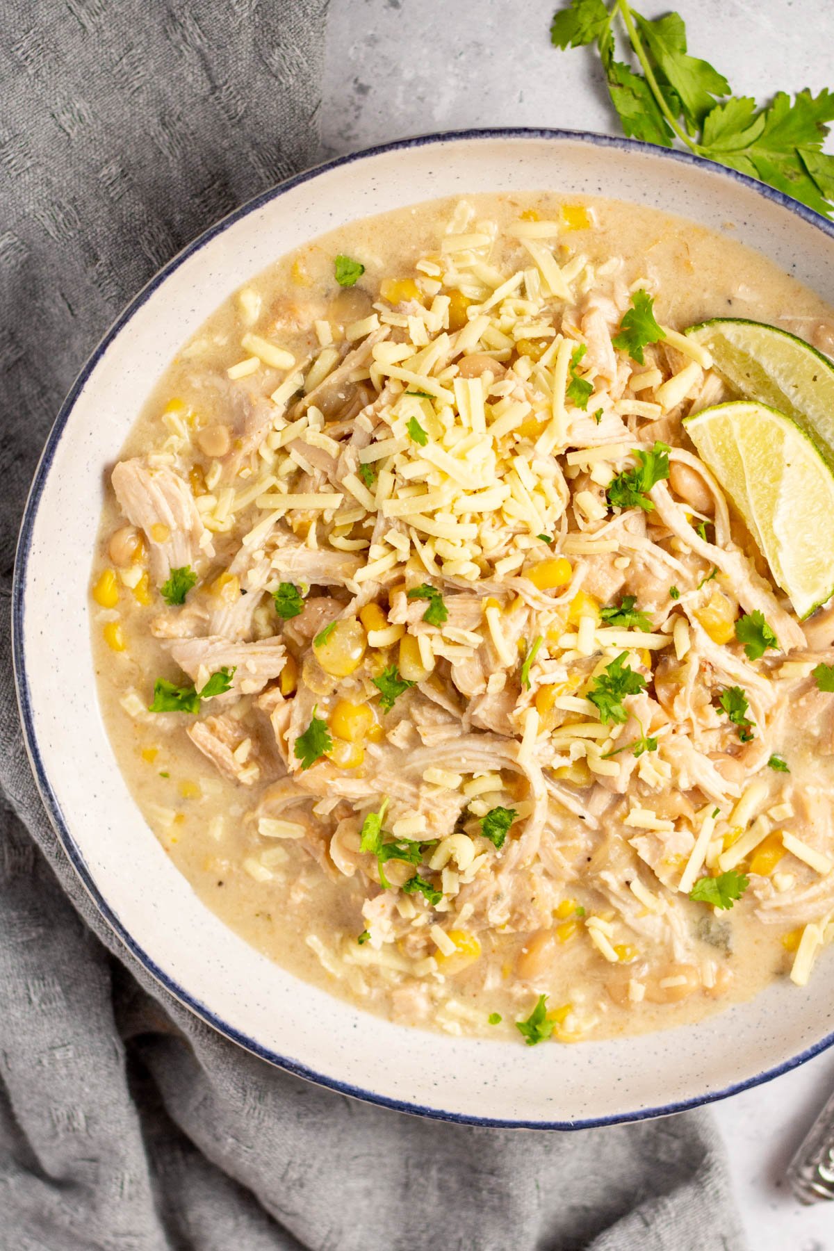 The BEST Instant Pot White Chicken Chili (Gluten-Free) - Healthy Hearty ...