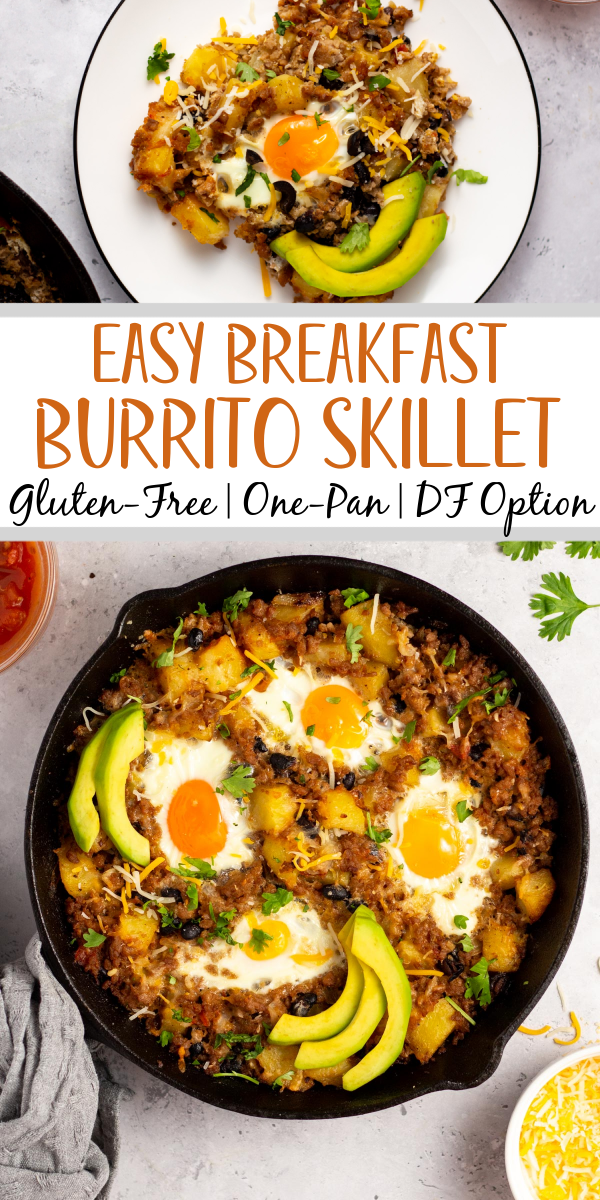 Breakfast Burrito Skillet (Gluten-Free, One Pan) - Healthy Hearty Recipes
