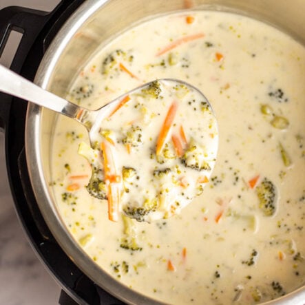 Instant Pot Broccoli Cheese Soup: Gluten-Free, 30 Minutes, Vegetarian