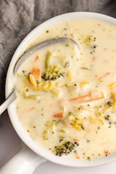 Instant Pot Broccoli Cheese Soup: Gluten-Free, 30 Minutes, Vegetarian ...