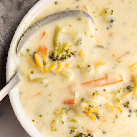 Instant Pot Broccoli Cheese Soup: Gluten-Free, 30 Minutes, Vegetarian ...