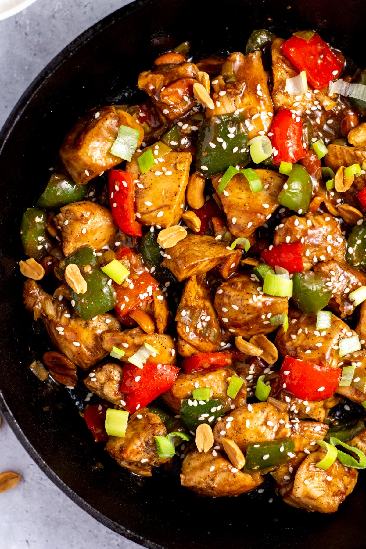 Kung Pao Chicken Stir Fry (Gluten-Free, Dairy-Free) - Healthy Hearty ...