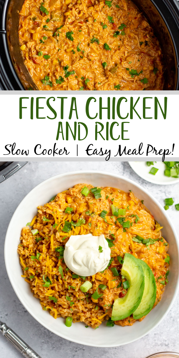 Slow Cooker Fiesta Chicken and Rice - Healthy Hearty Recipes