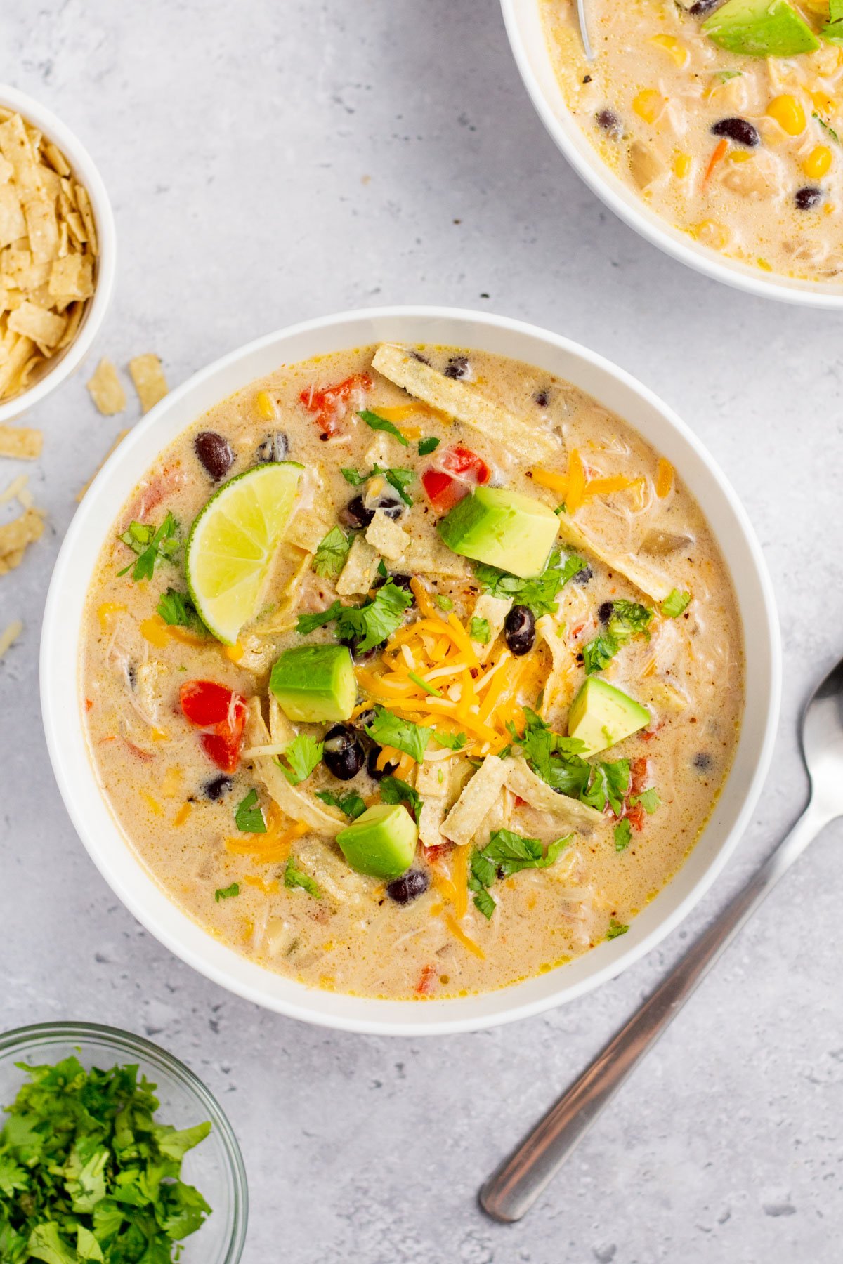 Slow Cooker Mexican Corn Chicken Soup (Gluten-Free) - Healthy Hearty ...