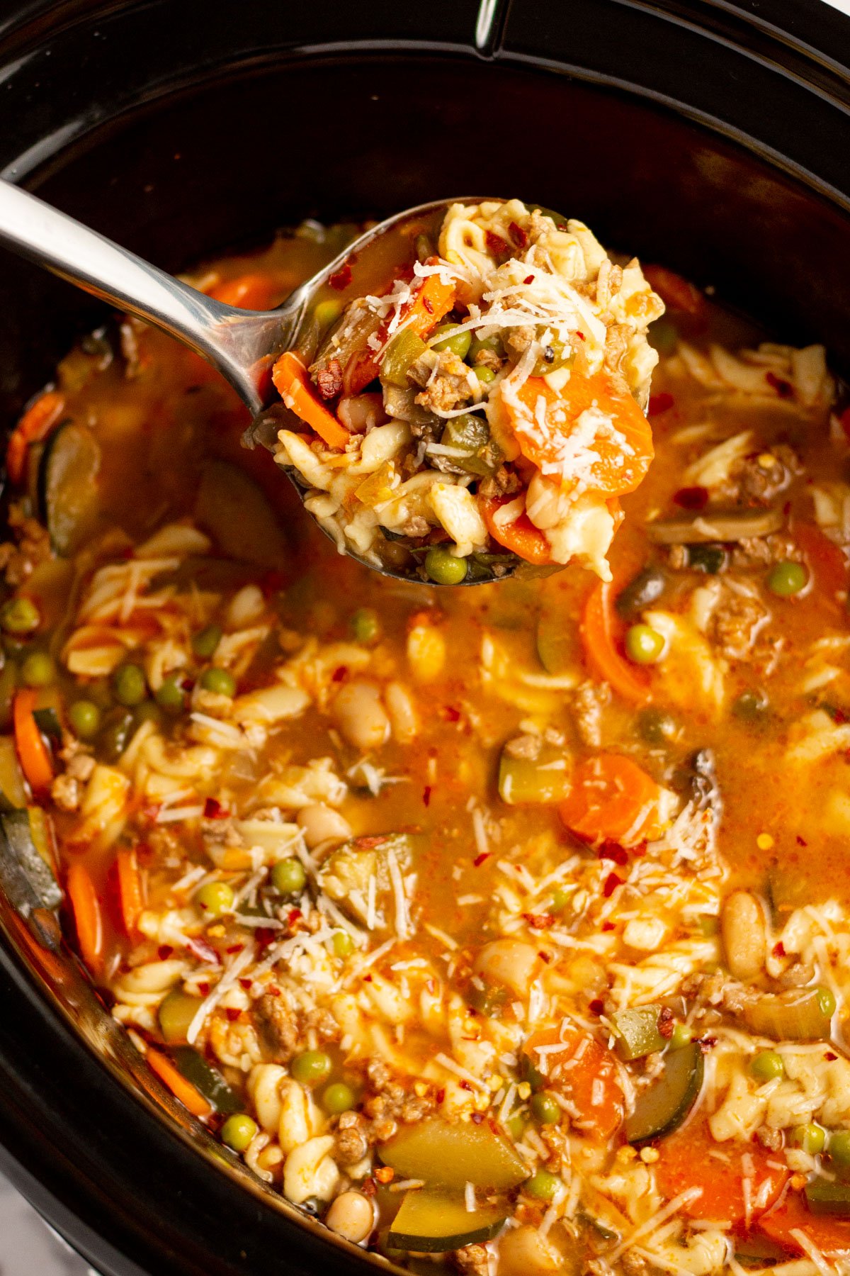 Slow Cooker Sausage Pasta Stew GlutenFree, DairyFree Healthy