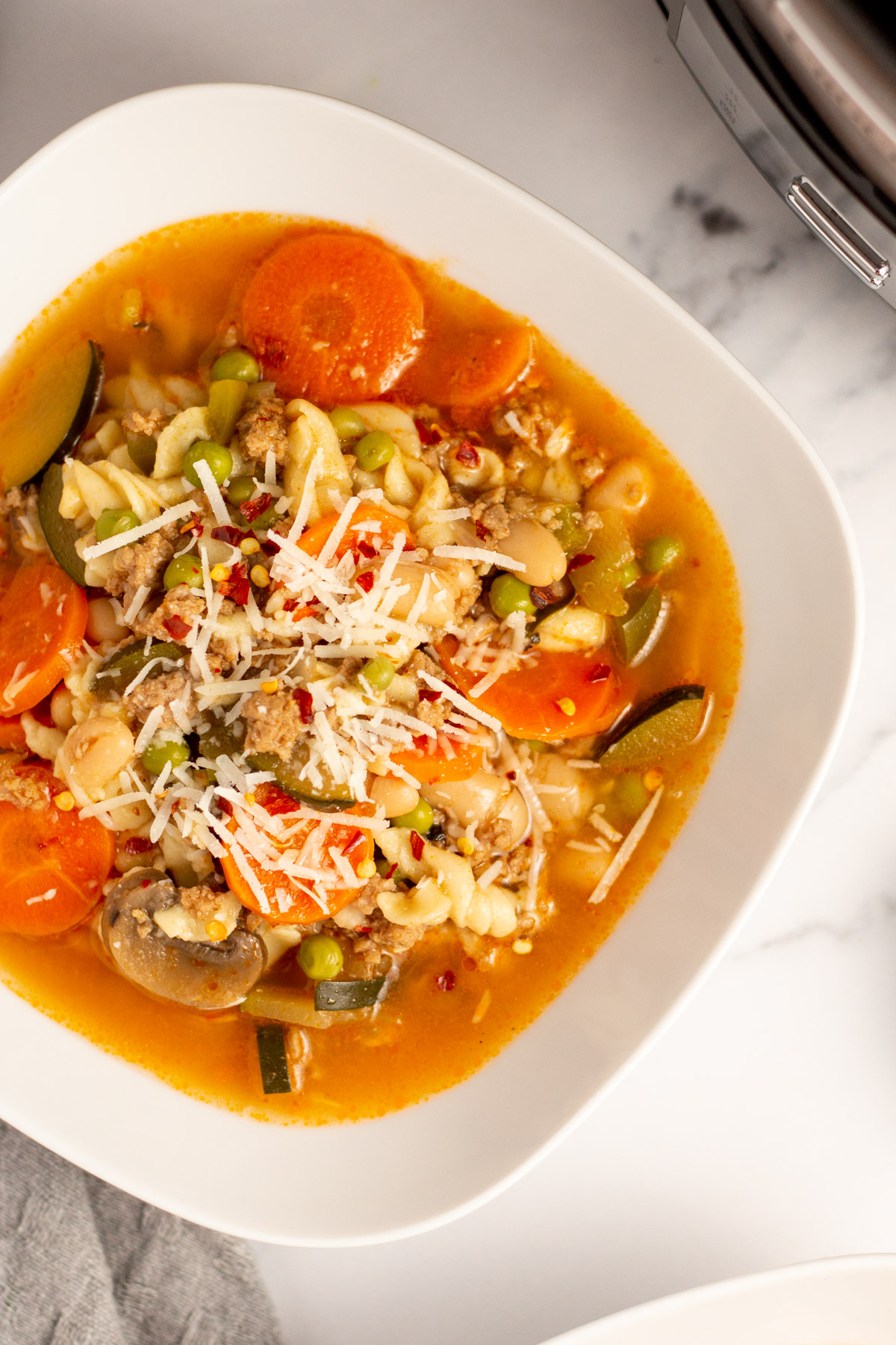 Slow Cooker Sausage Pasta Stew GlutenFree, DairyFree Healthy