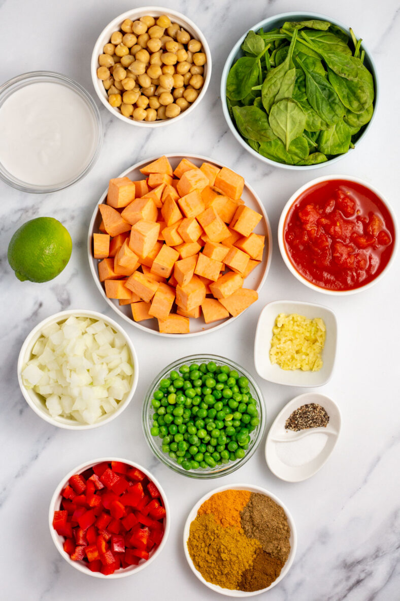 Slow Cooker Vegetable Curry (Meatless, Vegan, Dairy-Free, GF) - Healthy