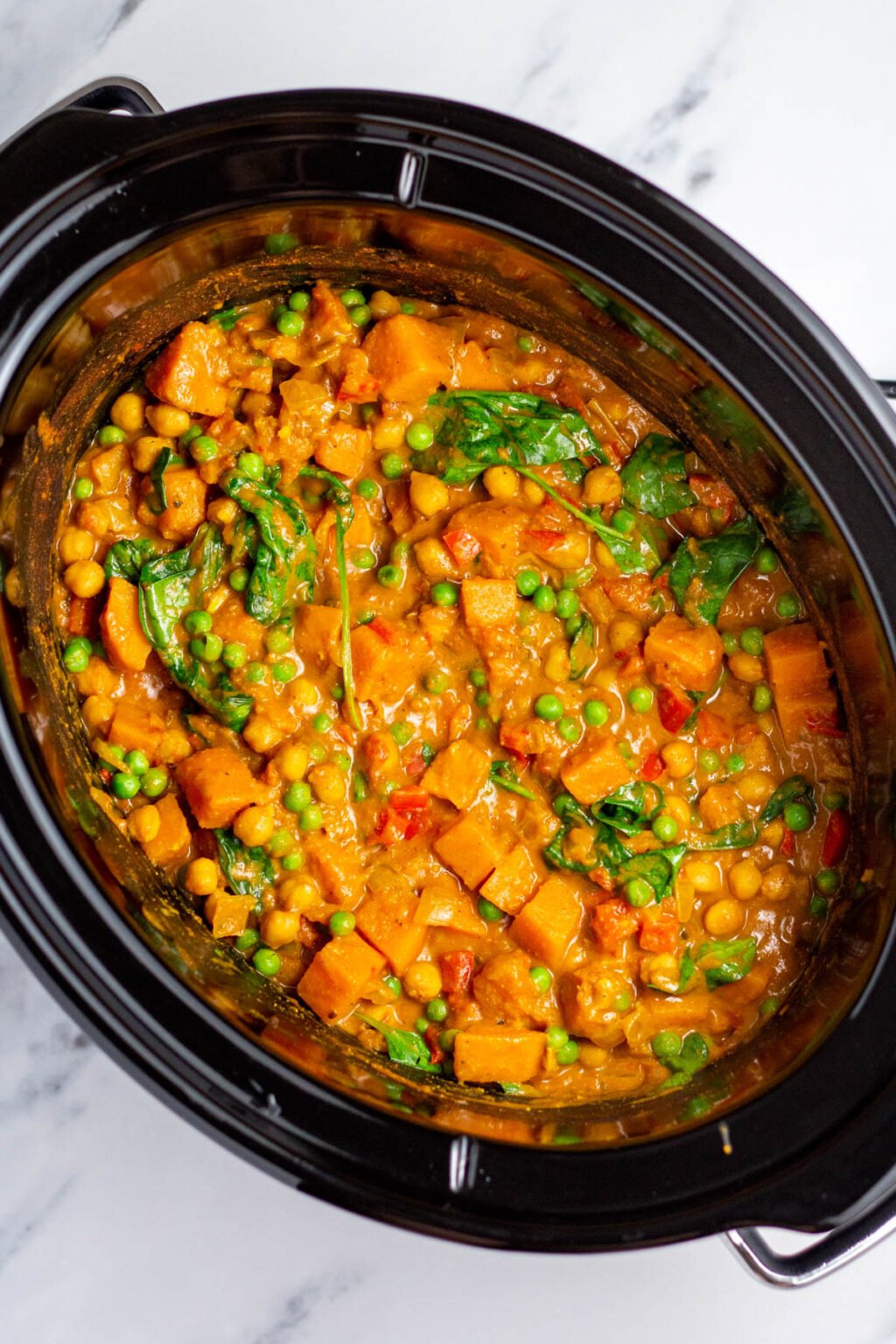 Slow Cooker Vegetable Curry (Meatless, Vegan, Dairy-Free, GF) - Healthy