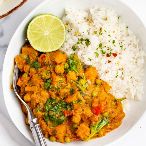 Slow Cooker Vegetable Curry (Meatless, Vegan, Dairy-Free, GF) - Healthy