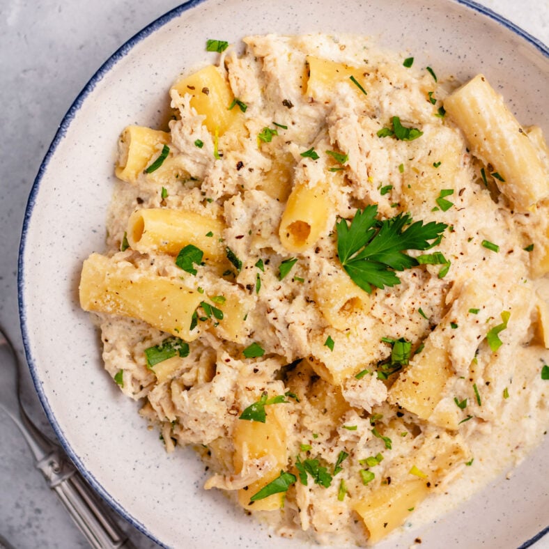 Slow Cooker Chicken Alfredo Pasta Healthy Hearty Recipes