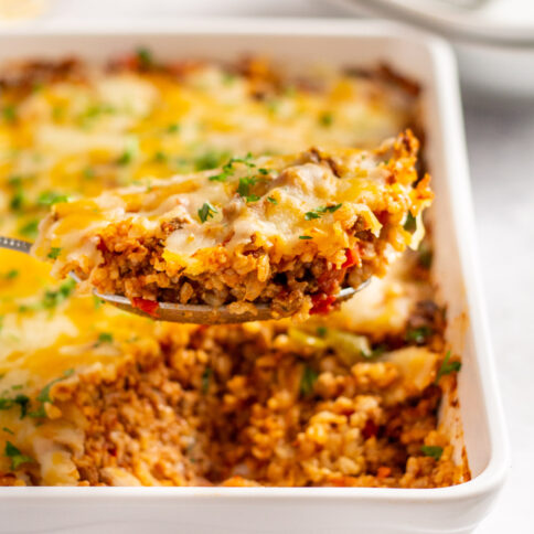 Stuffed Pepper Casserole (Gluten-Free) - Healthy Hearty Recipes