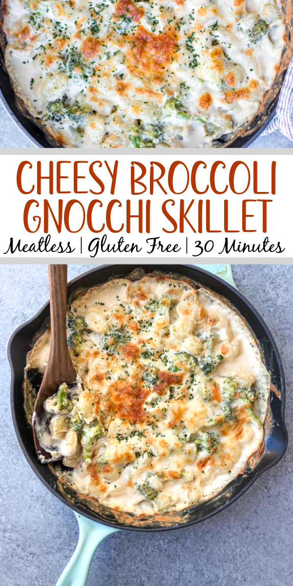 Cheesy Broccoli Gnocchi Skillet Healthy Hearty Recipes