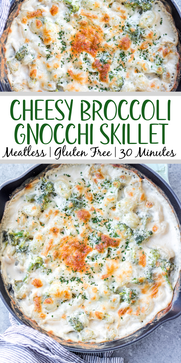 Cheesy Broccoli Gnocchi Skillet Healthy Hearty Recipes