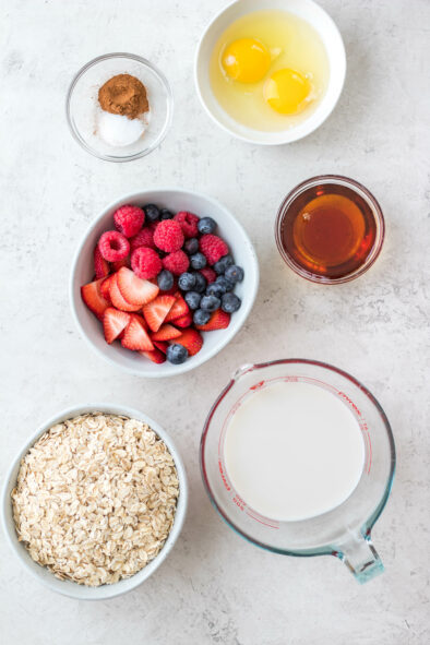 Healthy Mixed Berry Baked Oatmeal - Healthy Hearty Recipes