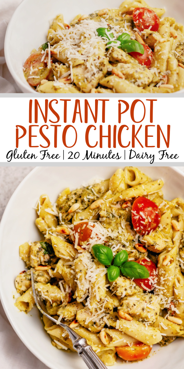 Instant Pot Pesto Chicken Pasta - Healthy Hearty Recipes