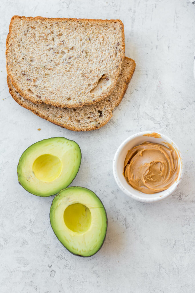 peanut-butter-avocado-toast-ingredients