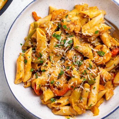 Shrimp Rasta Pasta - Healthy Hearty Recipes