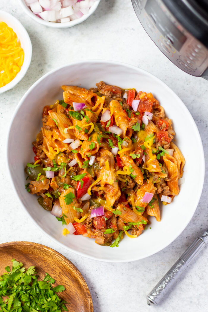 Instant Pot Enchilada Pasta (With Stovetop Instructions) - Healthy ...