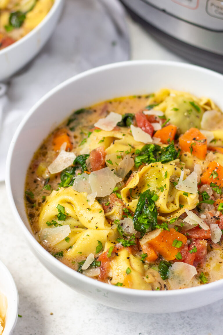 Instant Pot Tortellini Soup Healthy Hearty Recipes