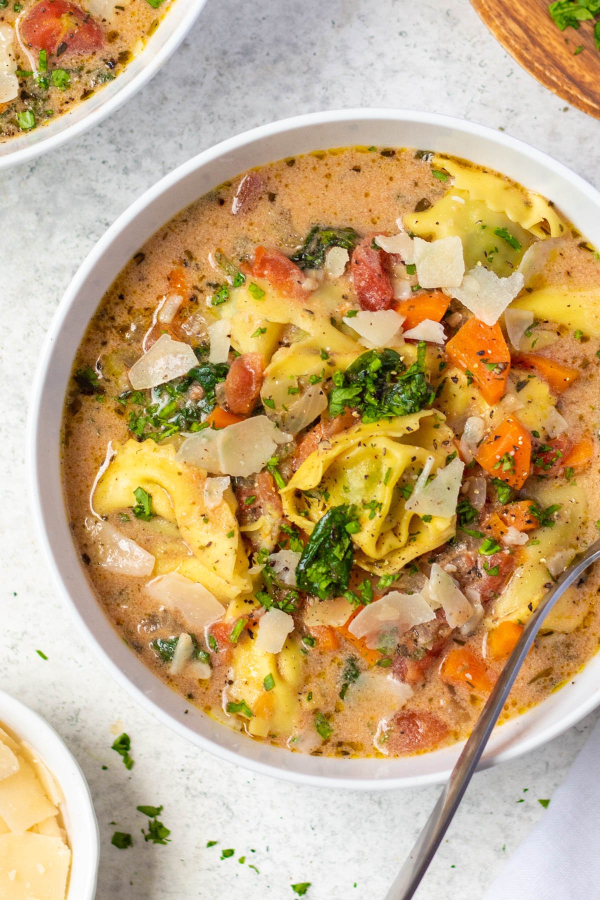 Instant pot creamy discount chicken tortellini soup