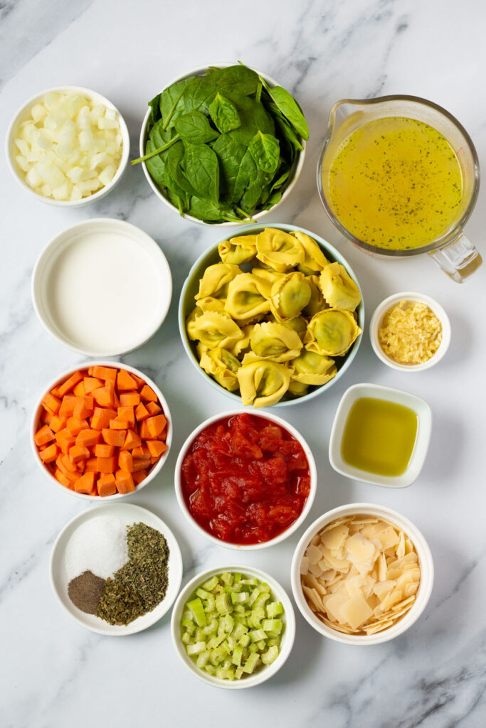 instant-pot-creamy-tortellini-soup-ingredients