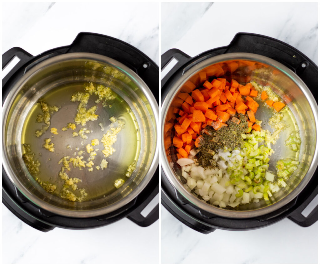 instant-pot-creamy-tortellini-soup-process