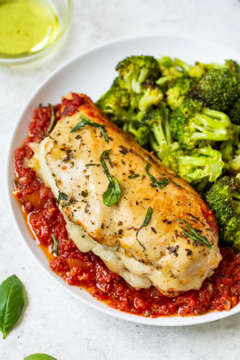 Mozzarella Stuffed Chicken Breast - Healthy Hearty Recipes