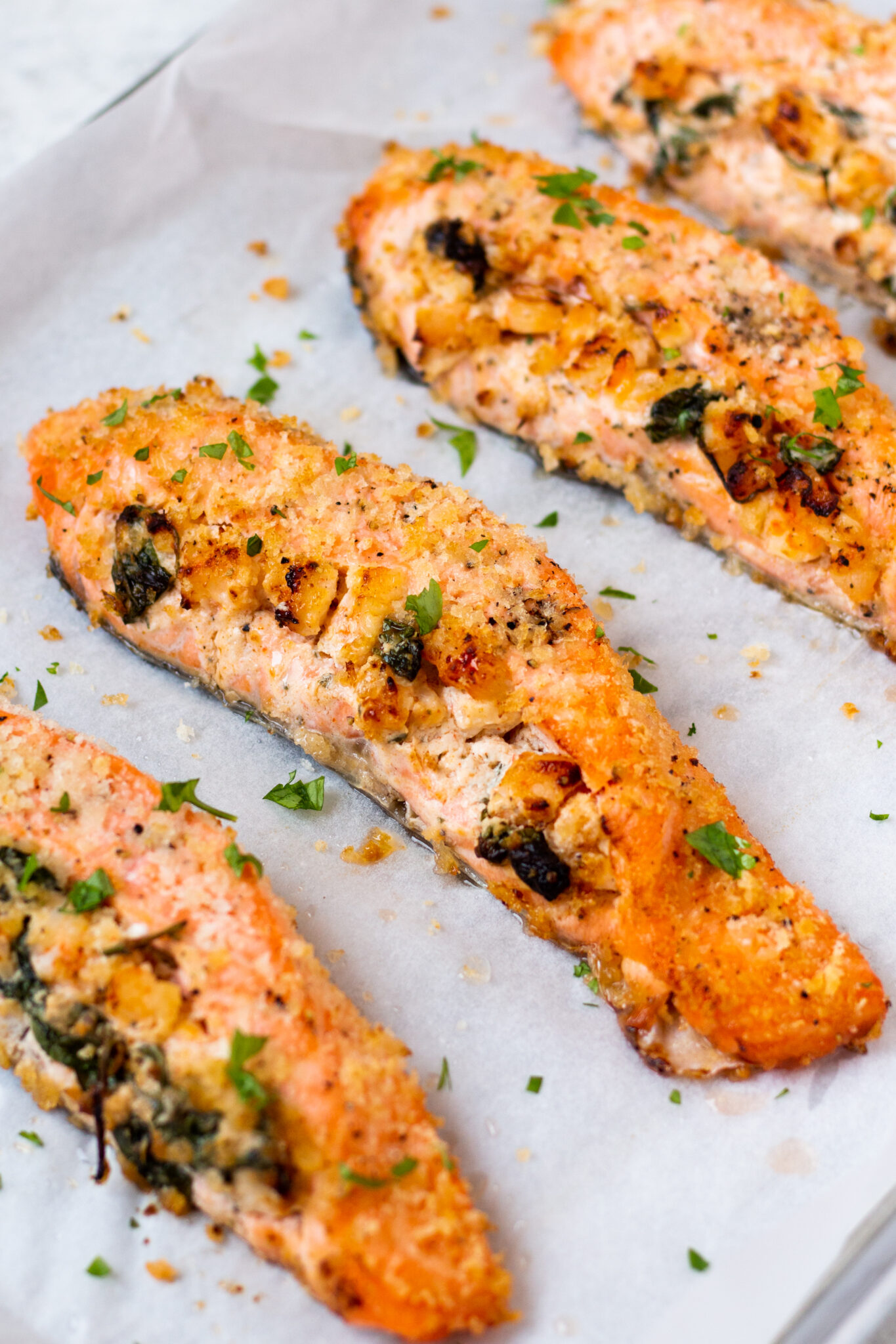 Shrimp Stuffed Salmon - Healthy Hearty Recipes