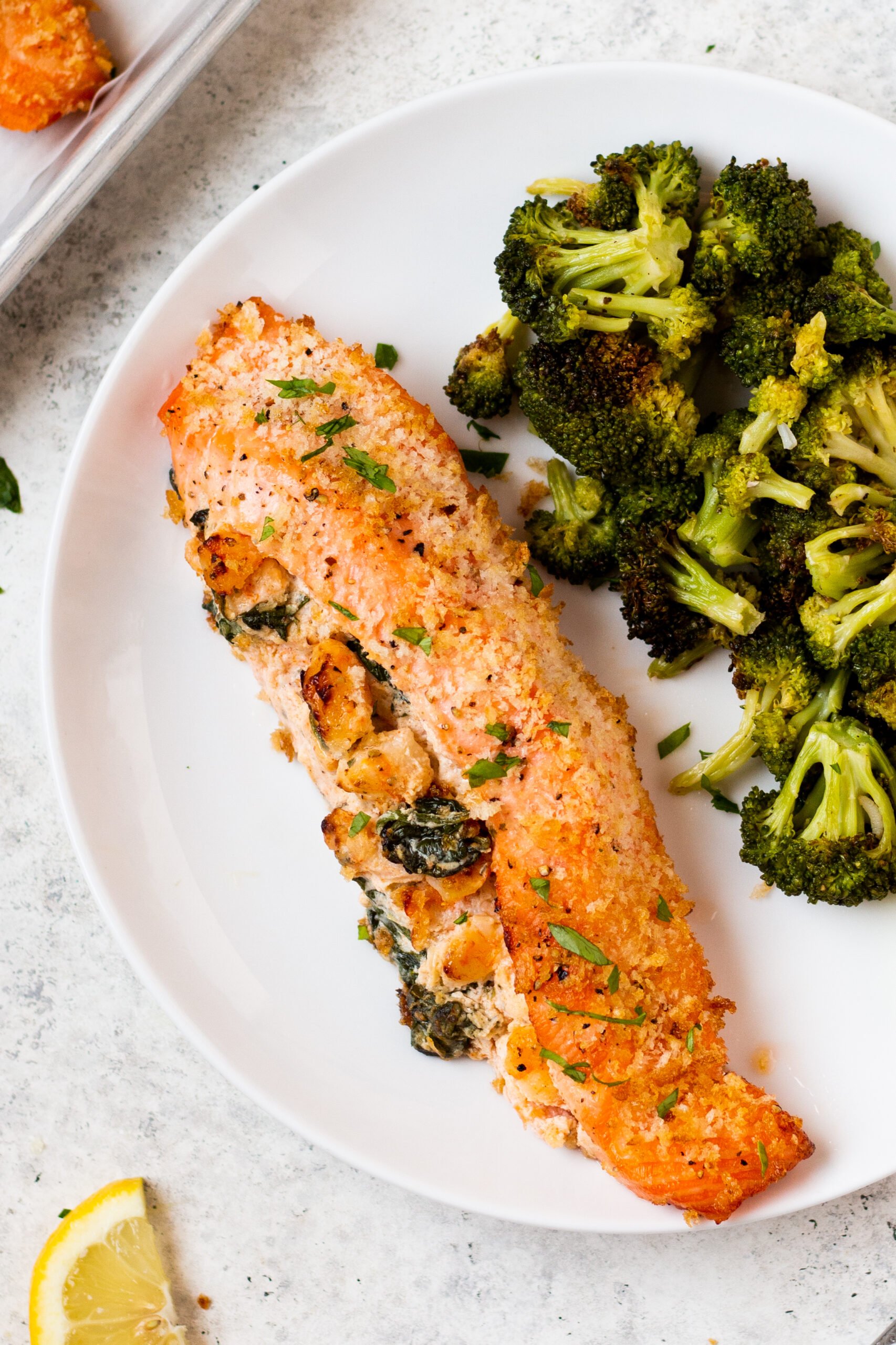 Shrimp Stuffed Salmon - Healthy Hearty Recipes