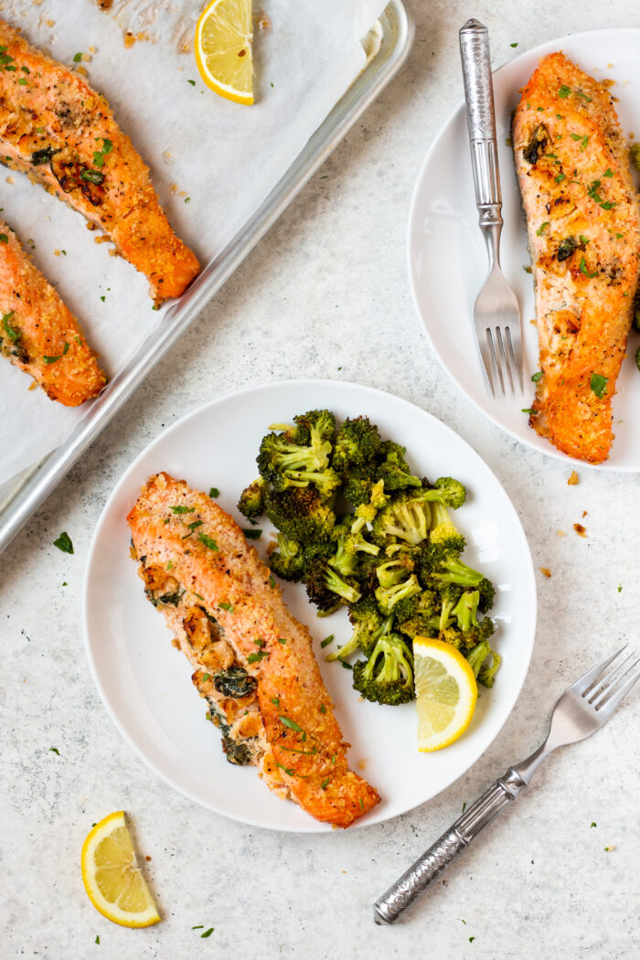 Shrimp Stuffed Salmon - Healthy Hearty Recipes