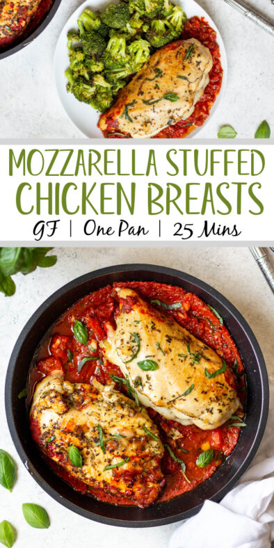 Mozzarella Stuffed Chicken Breast - Healthy Hearty Recipes