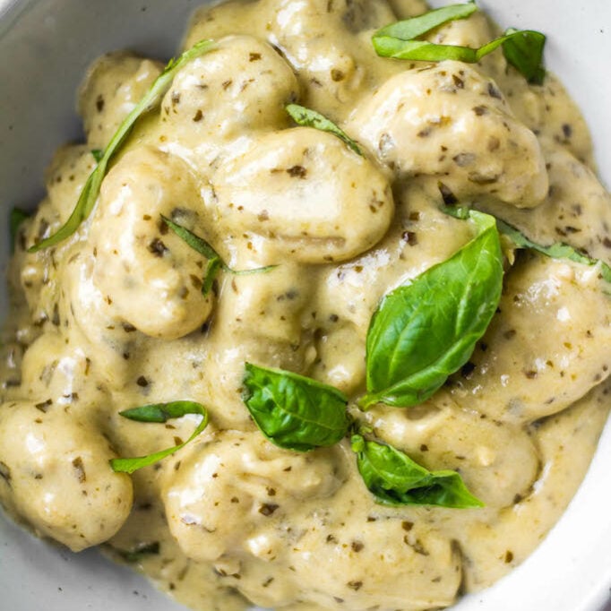 Pesto Gnocchi Healthy Hearty Recipes